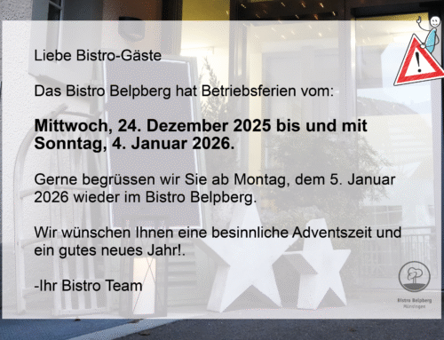 BETRIEBSFERIEN Weihnachten