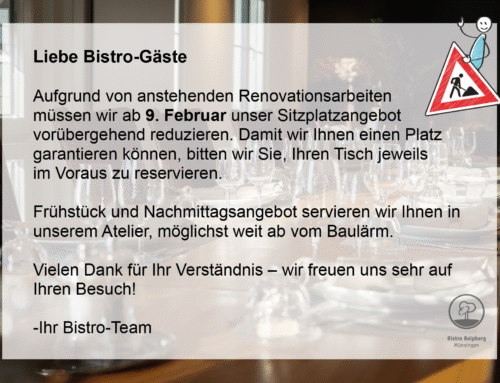 Renovationsarbeiten im WHB