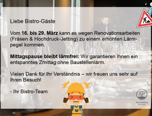 Renovationsarbeiten im WHB